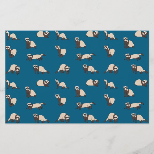 Frettchen   briefpapier (Vorderseite)