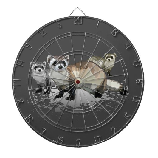 Frettchen Dartscheibe (vorne)