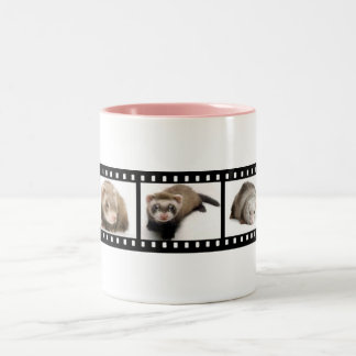Frettchen-Film-Streifen Zweifarbige Tasse
