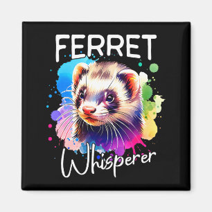 Frettchen-Flüsterer Comfort Colors Erwachsener Sch Magnet