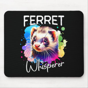 Frettchen-Flüsterer Comfort Colors Erwachsener Sch Mousepad
