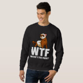 Frettchen für den Besitzer eines Frettchens Sweatshirt (Vorne ganz)
