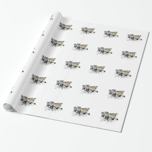 Frettchen Geschenkpapier