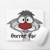 Frettchen-Gesicht Mousepad (Mit Mouse)