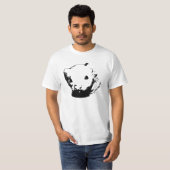 Frettchen in Schwarzweiss T-Shirt (Vorne ganz)