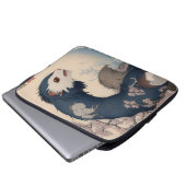 Frettchen - Japan - Computertasche Laptopschutzhülle (Vorne Knopf)