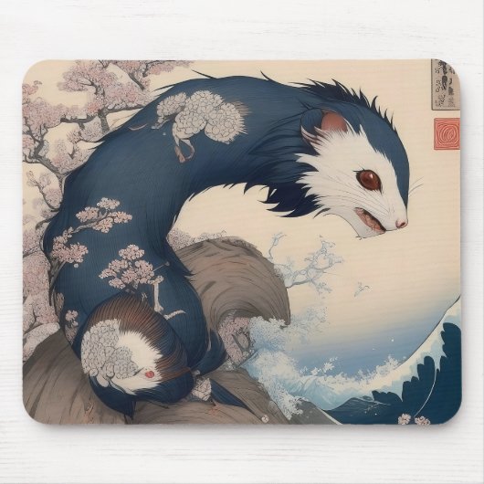 Frettchen - Japan Mousepad (Vorne)