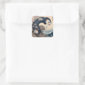 Frettchen - Japan Quadratischer Aufkleber (Tasche)