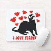 Frettchen-Liebe Mousepad (Mit Mouse)