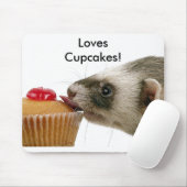Frettchen lieben Cupcakes-Mauspad Mousepad (Mit Mouse)