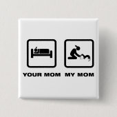 Frettchen-Liebhaber Button (Vorderseite)