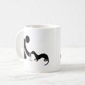 Frettchen-Liebhaber Kaffeetasse (Vorderseite Links)