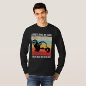 Frettchen machen mich glücklich, Menschen tun mein T-Shirt (Vorne ganz)