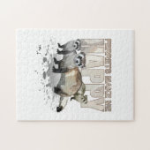 Frettchen machen mich glücklich puzzle (Horizontal)