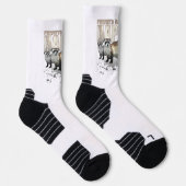 Frettchen machen mich glücklich Süßer Frettchenlie Socken (Rechts)