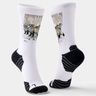 Frettchen machen mich glücklich Süßer Frettchenlie Socken