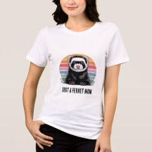 Frettchen-Mama-T-Shirt