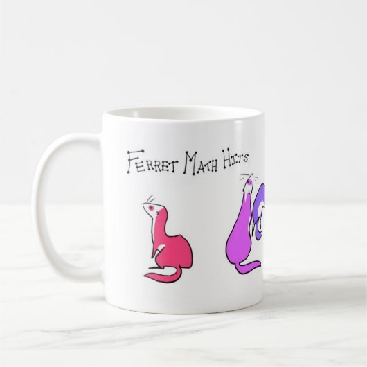 Frettchen-Mathe schlägt Tasse (Links)