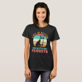 Frettchen mit Frettchen T-Shirt (Vorne ganz)