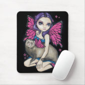 "Frettchen mit Schmetterling Wings" Mousepad (Mit Mouse)