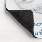 Frettchen Mousepad - Pandora besitzt (Ecke)