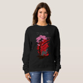Frettchen Mutter Vater Mustela Nigripes 1 Sweatshirt (Vorne ganz)