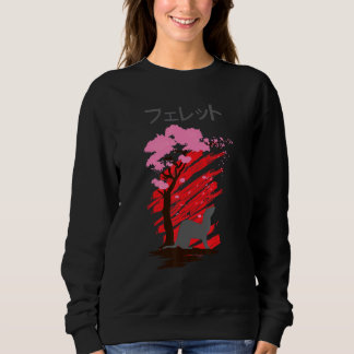Frettchen Mutter Vater Mustela Nigripes 1 Sweatshirt