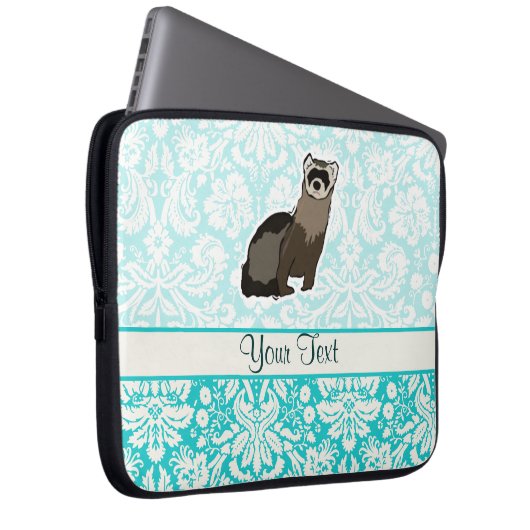 Frettchen; Niedlich Laptopschutzhülle (Vorne Rechts)