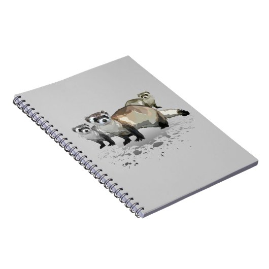 Frettchen Notizblock (Rechte Seite)