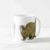 Frettchen, Polecat-Geschenk-Tasse Kaffeetasse (VorderseiteRechts)