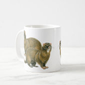 Frettchen, Polecat-Geschenk-Tasse Kaffeetasse (Vorderseite Links)