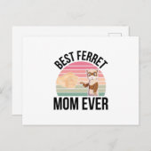 Frettchen Postkarte (Vorne/Hinten)