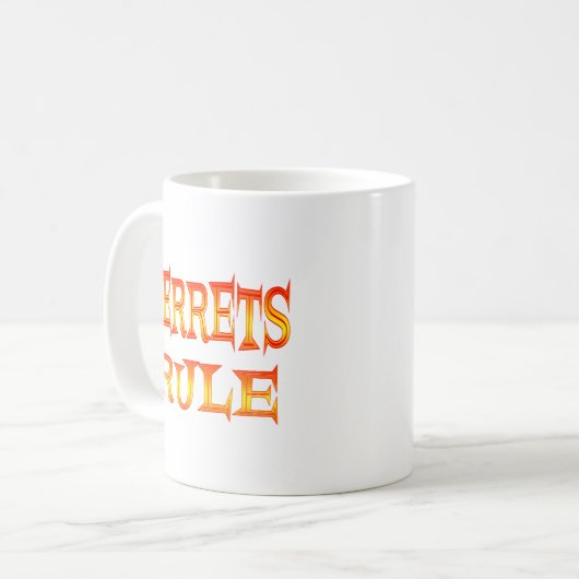 Frettchen-Regel Kaffeetasse (Vorderseite Links)