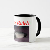 Frettchen-Regel!! Tasse (VorderseiteRechts)