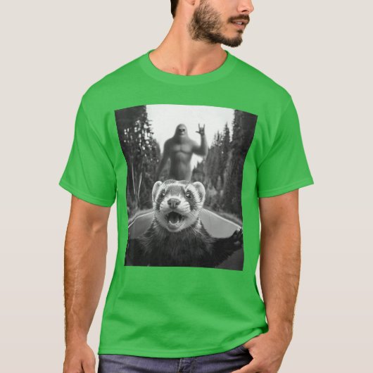 Frettchen Sie mit lustigen Geschenken für Männer F T-Shirt (Vorderseite)