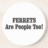 FRETTCHEN sind Leute auch! Sandstein Untersetzer (Vorne)