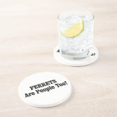 FRETTCHEN sind Leute auch! Sandstein Untersetzer (Seite)