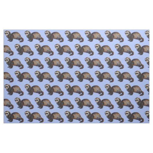 Frettchen Stoff (Fat Quarter (45,7 x 55,9 cm))