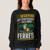 Frettchen Sweatshirt (Vorderseite)