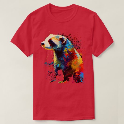 Frettchen T-Shirt (Design vorne)