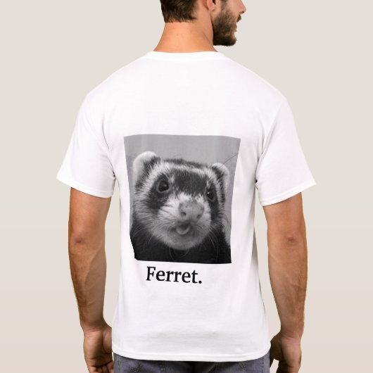 Frettchen T-Shirt (Rückseite)