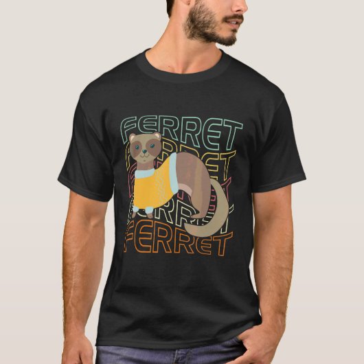 Frettchen T-Shirt (Vorderseite)