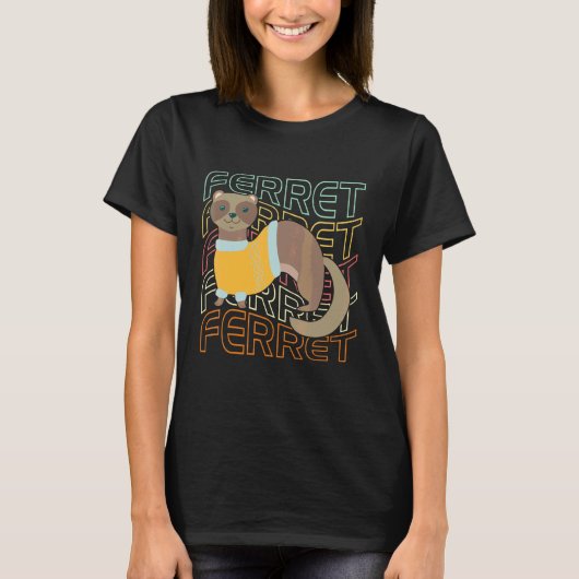 Frettchen T-Shirt (Vorderseite)