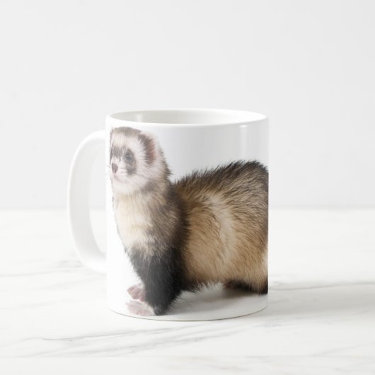 Frettchen-Tasse Kaffeetasse (Vorderseite Links)