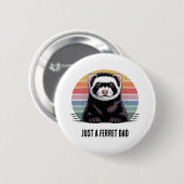 Frettchen-Vater T-Shirt Button (Vorne & Hinten)