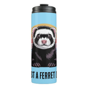 Frettchen-Vater Thermosbecher