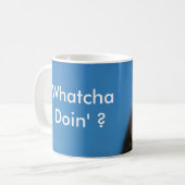 Frettchen Whatcha Doin? Kaffeetasse (Vorderseite Links)