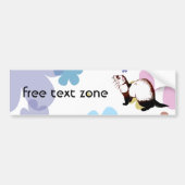 Frettchen (Zobelmantel) Autoaufkleber (Vorne)