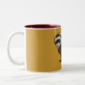 Frettchen Zweifarbige Tasse (Links)