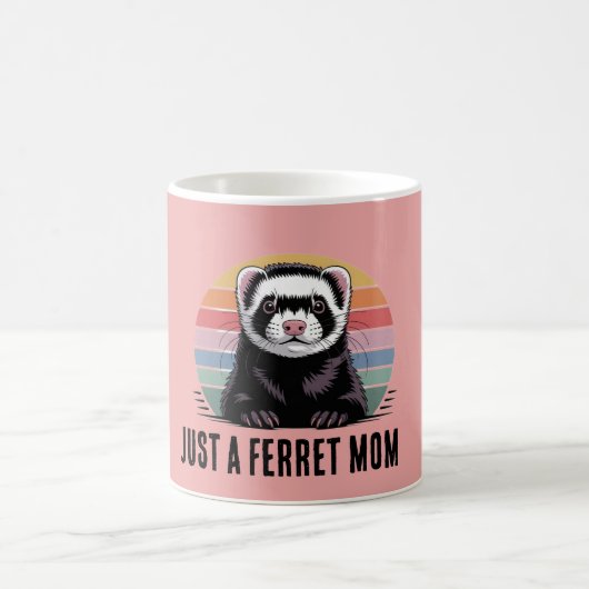 Frettchenmutter Kaffeetasse (Mittel)